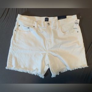 Gap White Denim Shorts